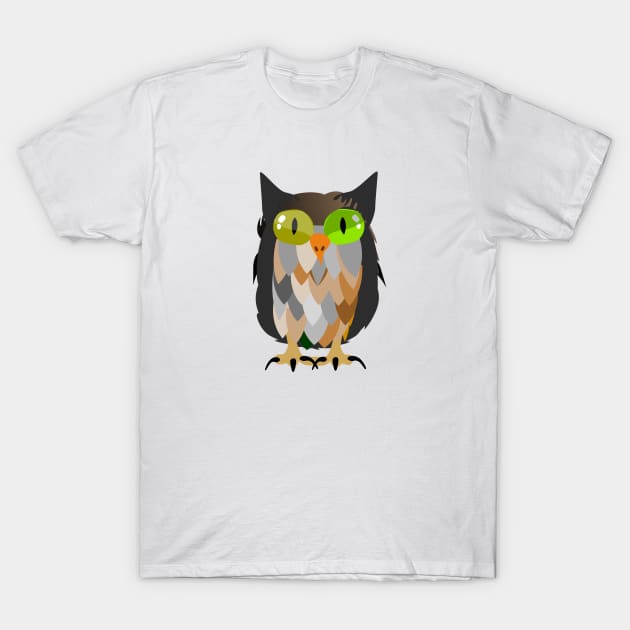 Owl T-Shirt by linesdesigns